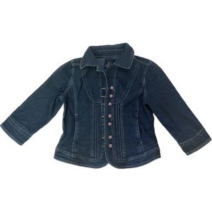 Vintage live a little denim cowgirl jacket in perfect condition size small